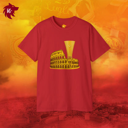 T-shirt girocollo in cotone Colosseum